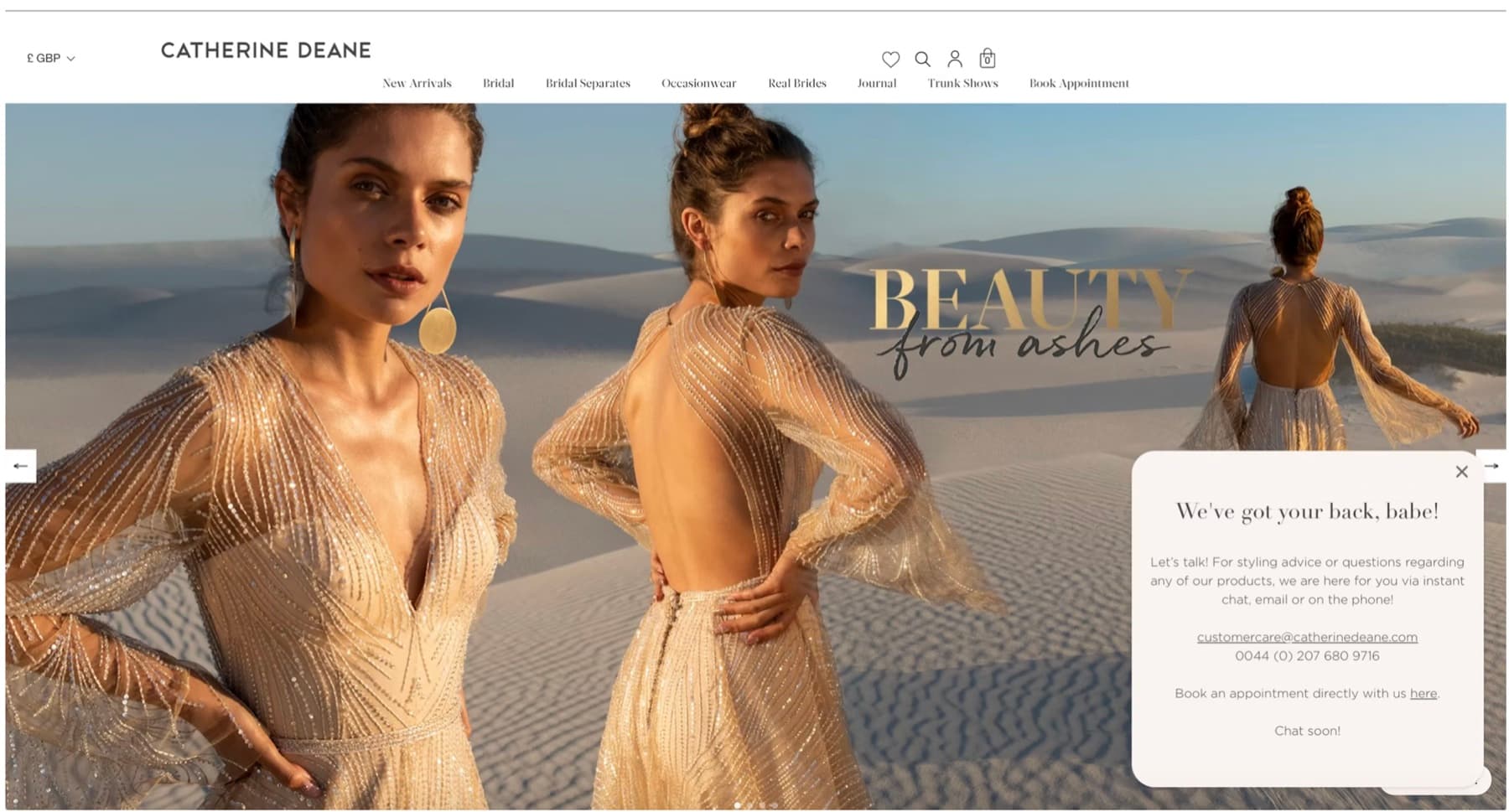 "Beauty from Ashes" campaign