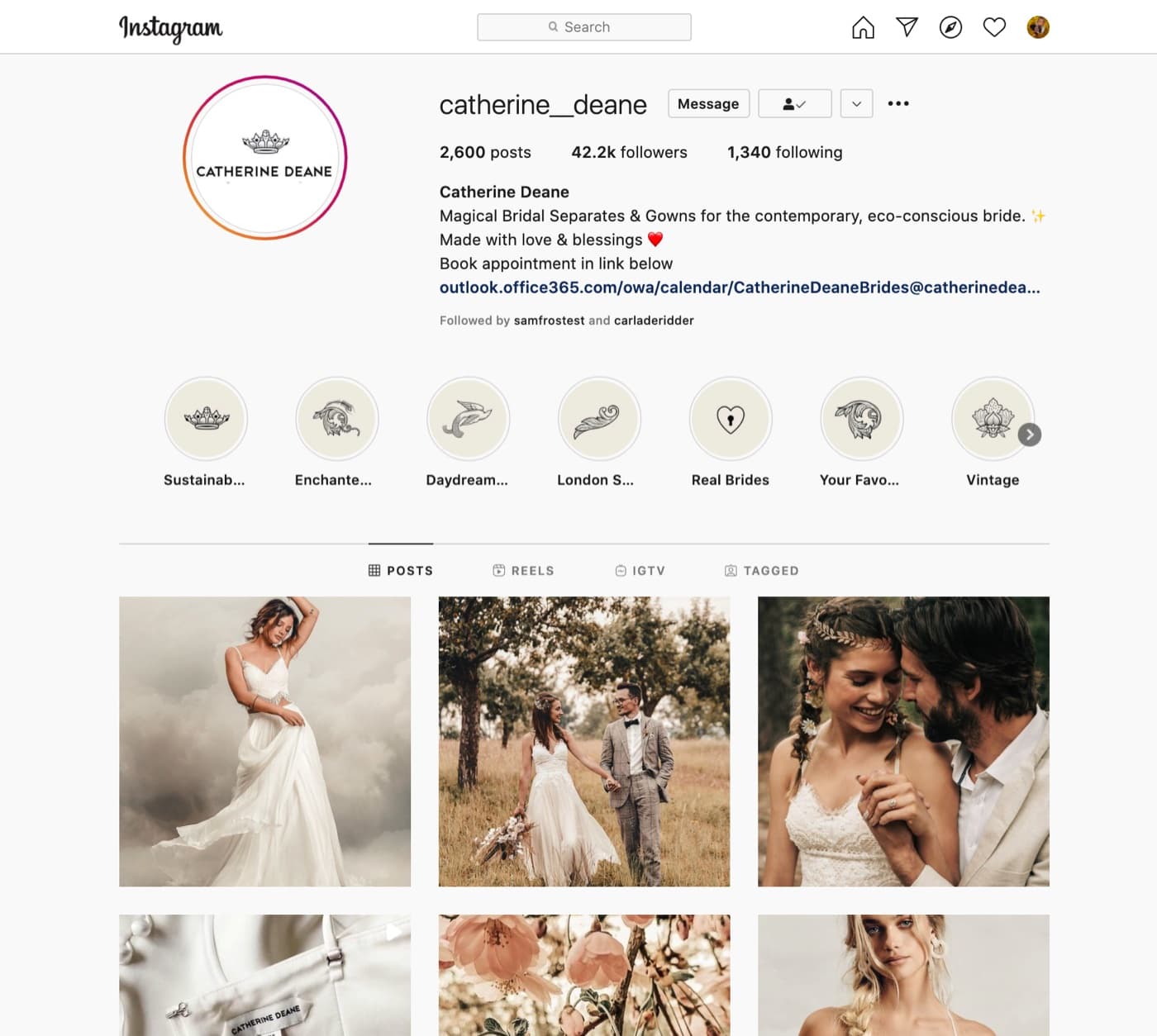 Instagram profile design, follower growth & social media management