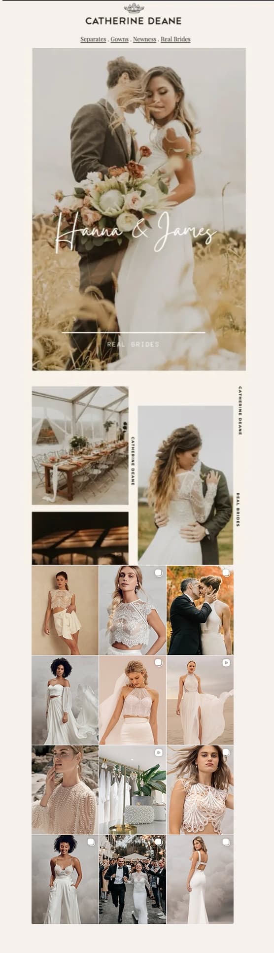 Real Brides feature: Hanna & James
