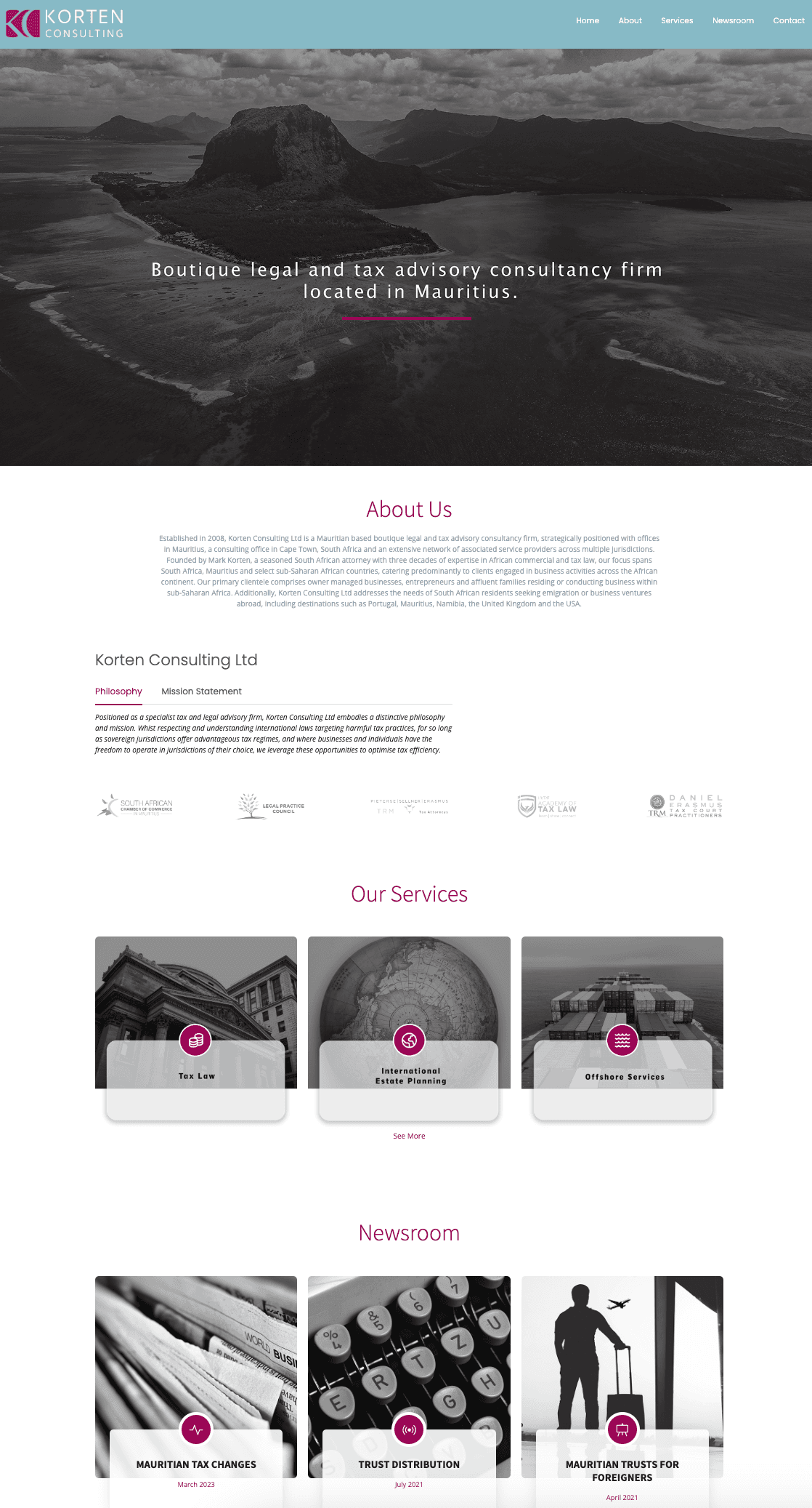 Korten Consulting project preview
