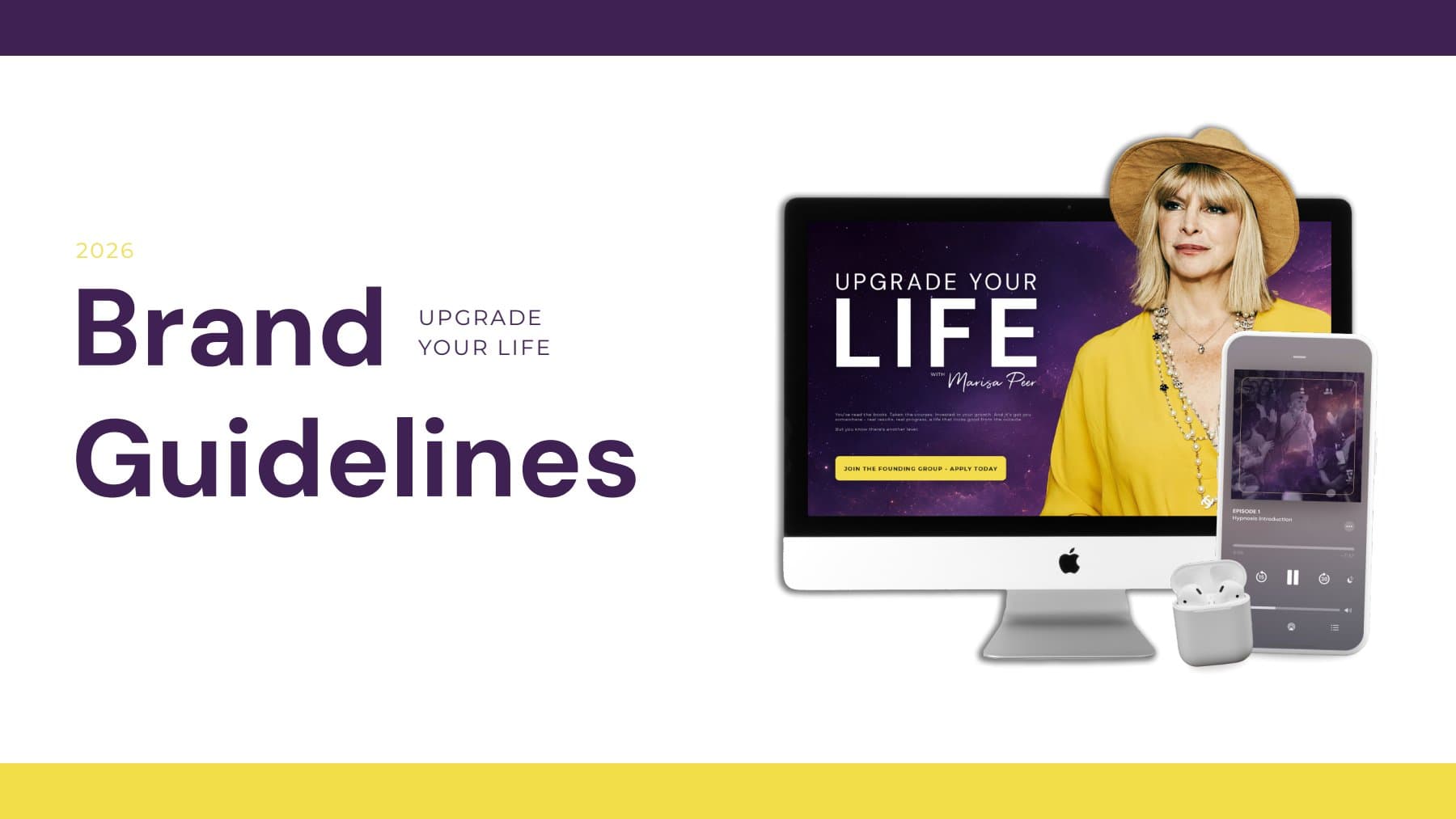 Upgrade Your Life: Brand Identity project preview